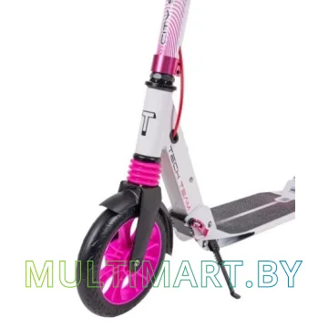 Самокат Tech Team City Scooter Disk Brake 2022 (белый/розовый) картинка 2